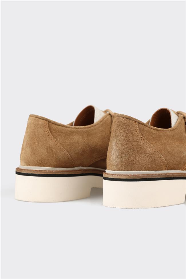 Naturel Deri Kadın Günlük Ayakkabı