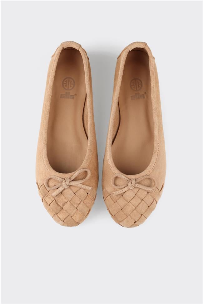 Naturel Deri Kadın Günlük Ayakkabı