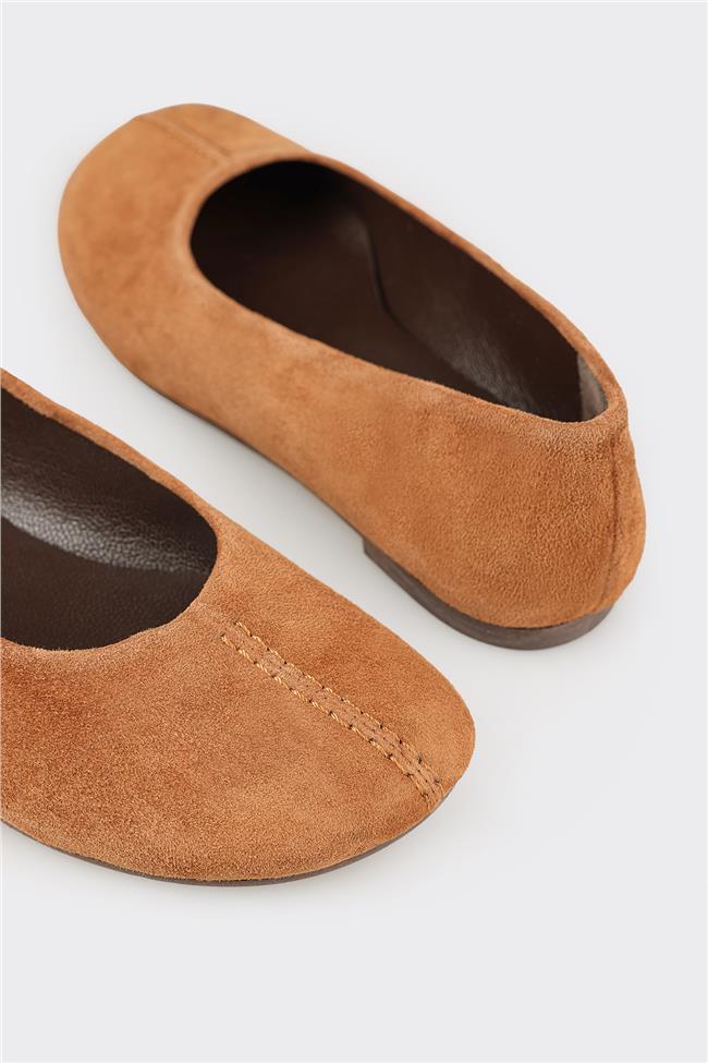 Naturel Deri Kadın Günlük Ayakkabı