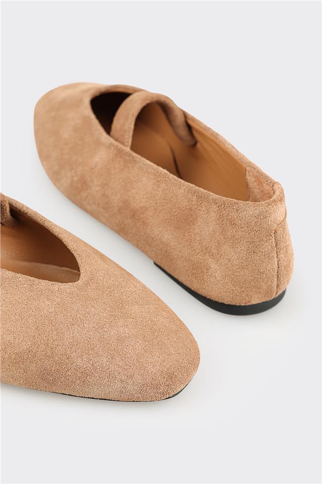 Naturel Deri Kadın Günlük Ayakkabı