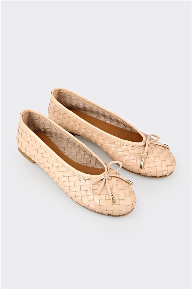 Naturel Deri Kadın Günlük Ayakkabı