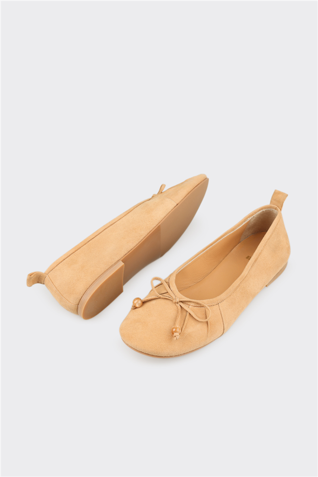 Naturel Deri Kadın Günlük Ayakkabı