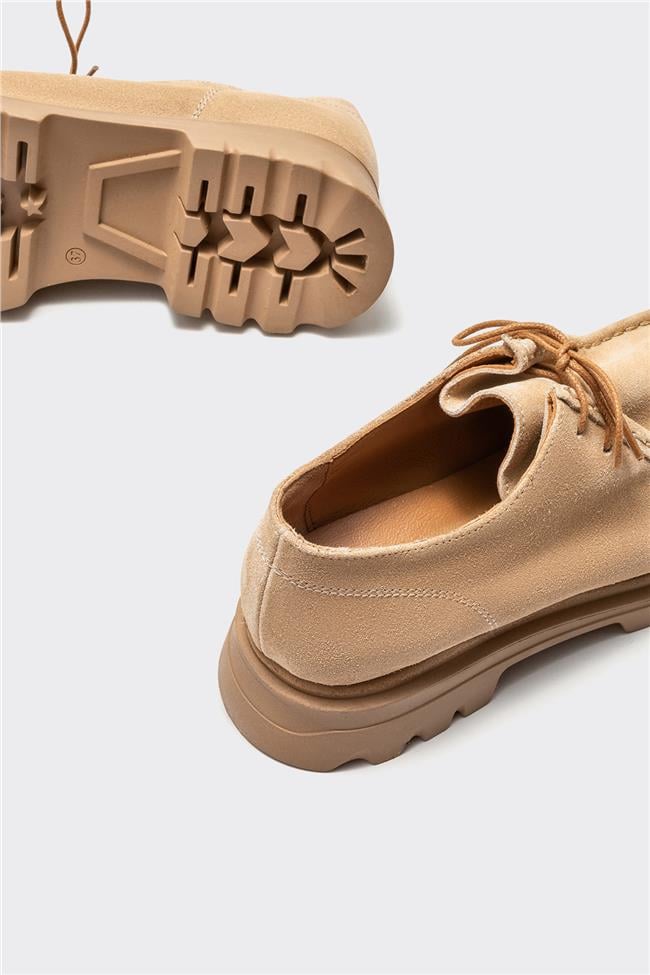 Naturel Deri Kadın Günlük Ayakkabı