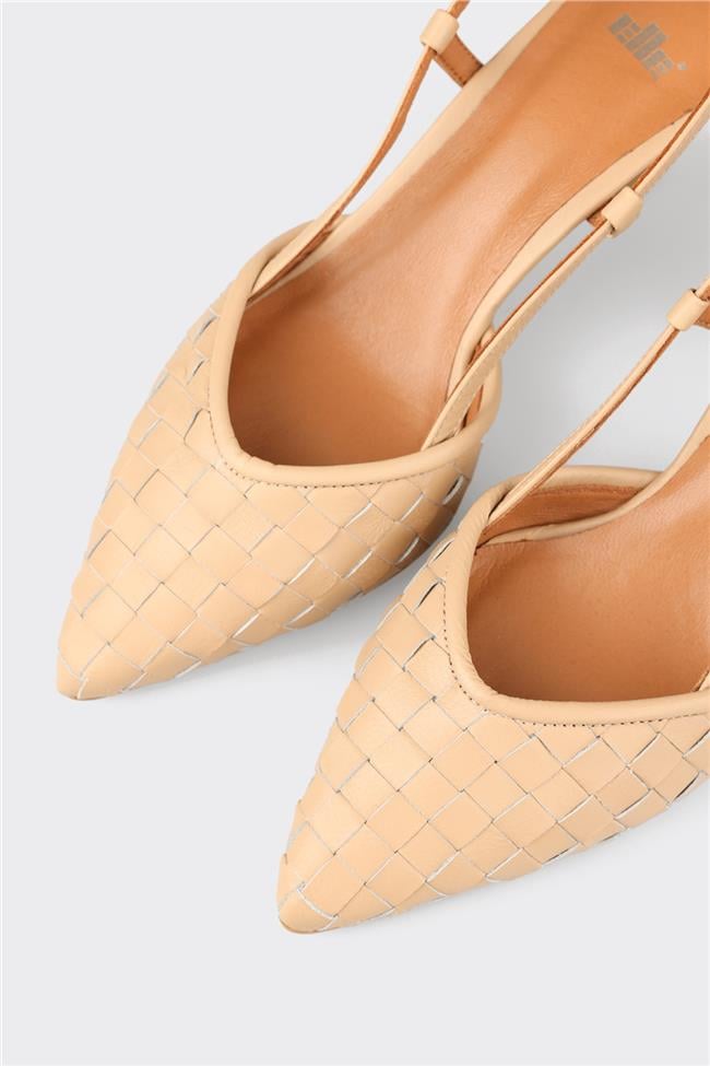 Naturel Deri Kadın Günlük Ayakkabı