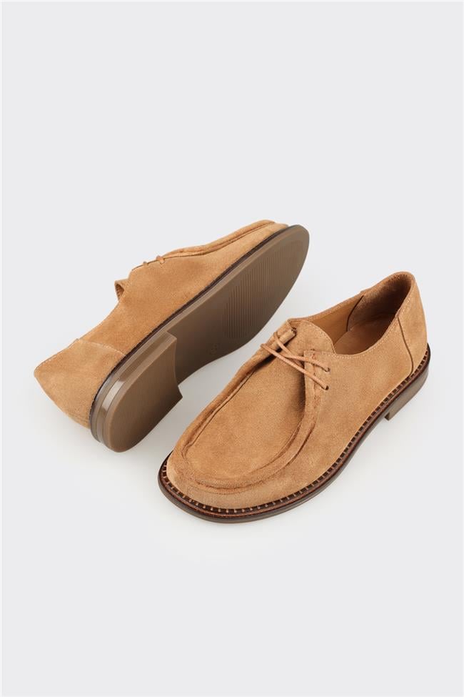 Naturel Deri Kadın Günlük Ayakkabı