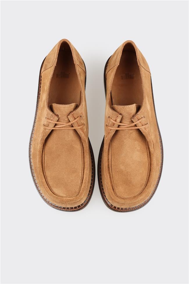 Naturel Deri Kadın Günlük Ayakkabı