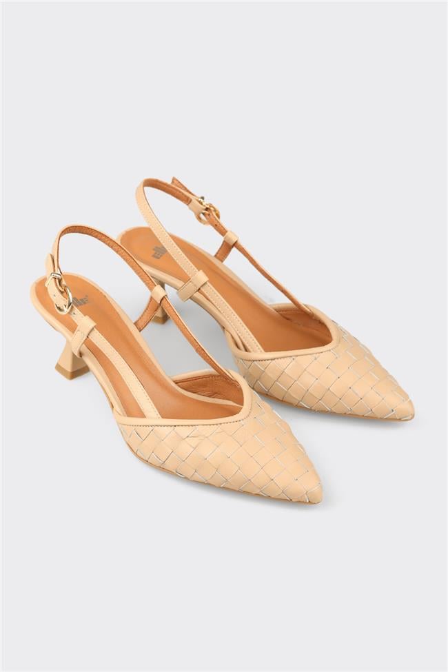 Naturel Deri Kadın Günlük Ayakkabı