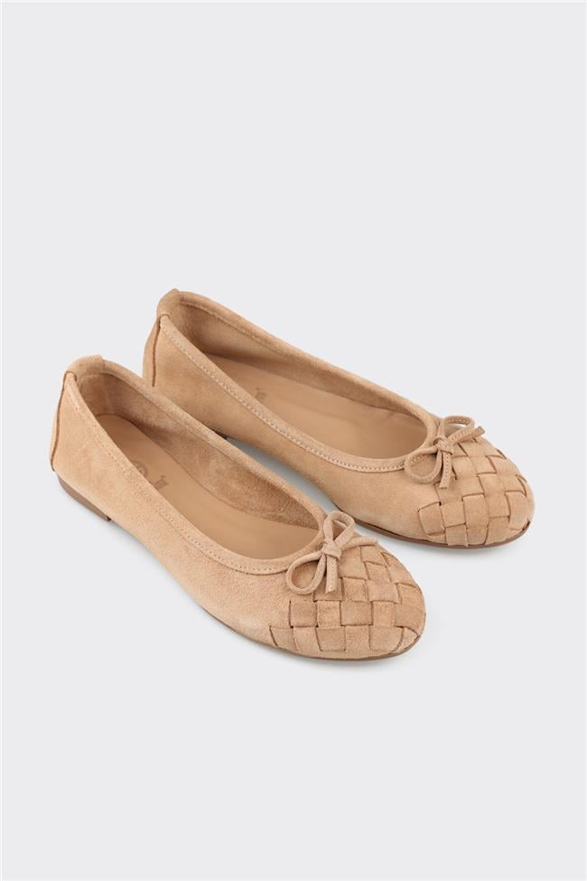 Naturel Deri Kadın Günlük Ayakkabı