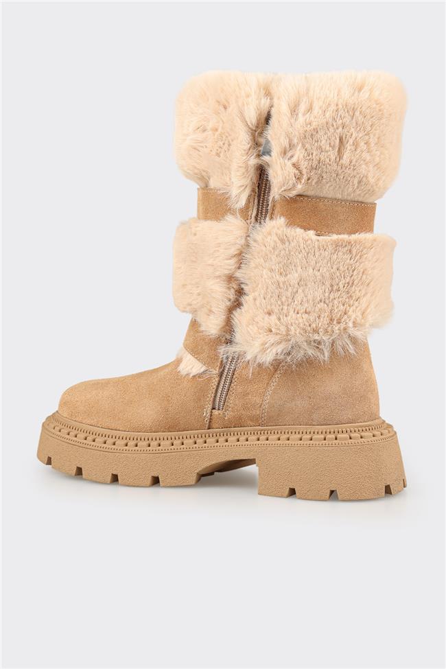 Naturel Deri Kadın Günlük Bot