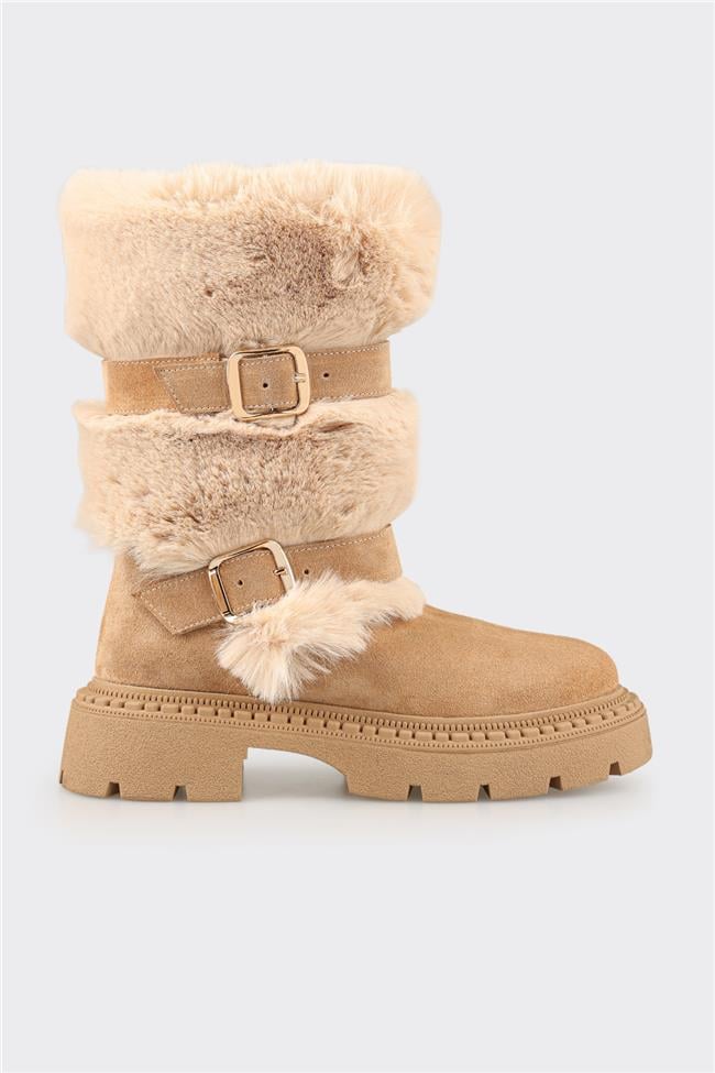 Naturel Deri Kadın Günlük Bot