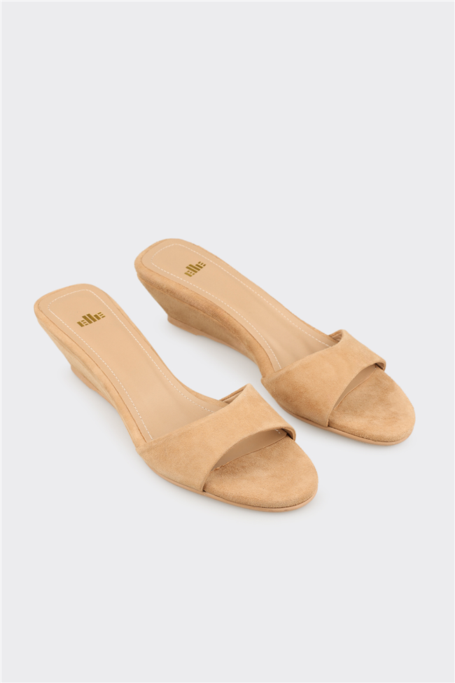 Naturel Deri Kadın Terlik