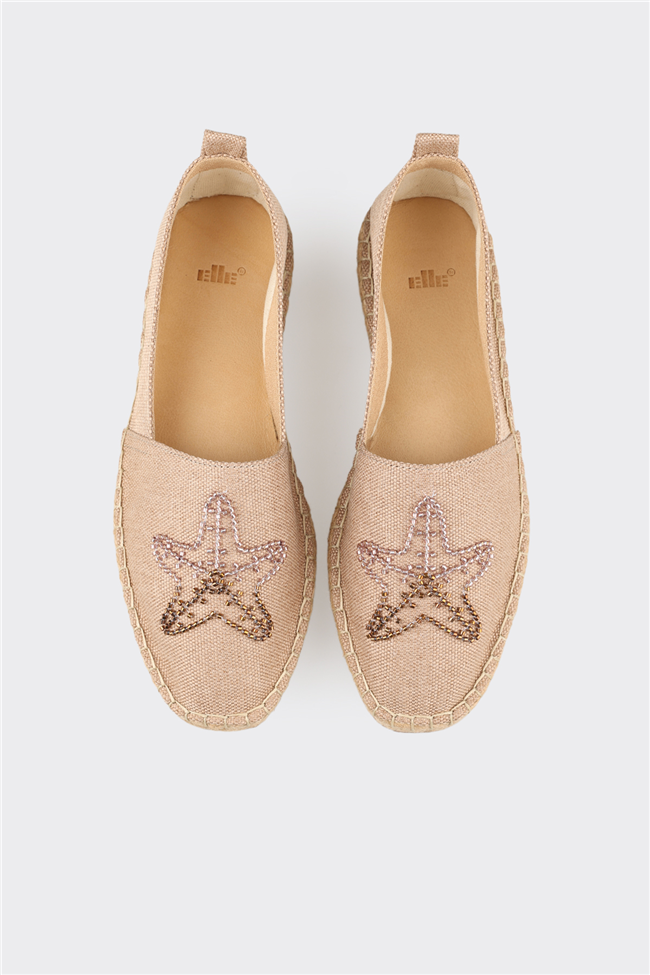 Naturel Kadın Düz Espadril