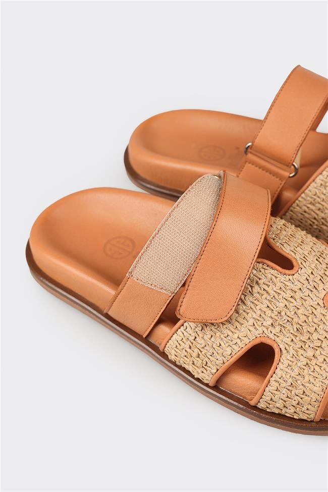 Naturel Kadın Düz Terlik