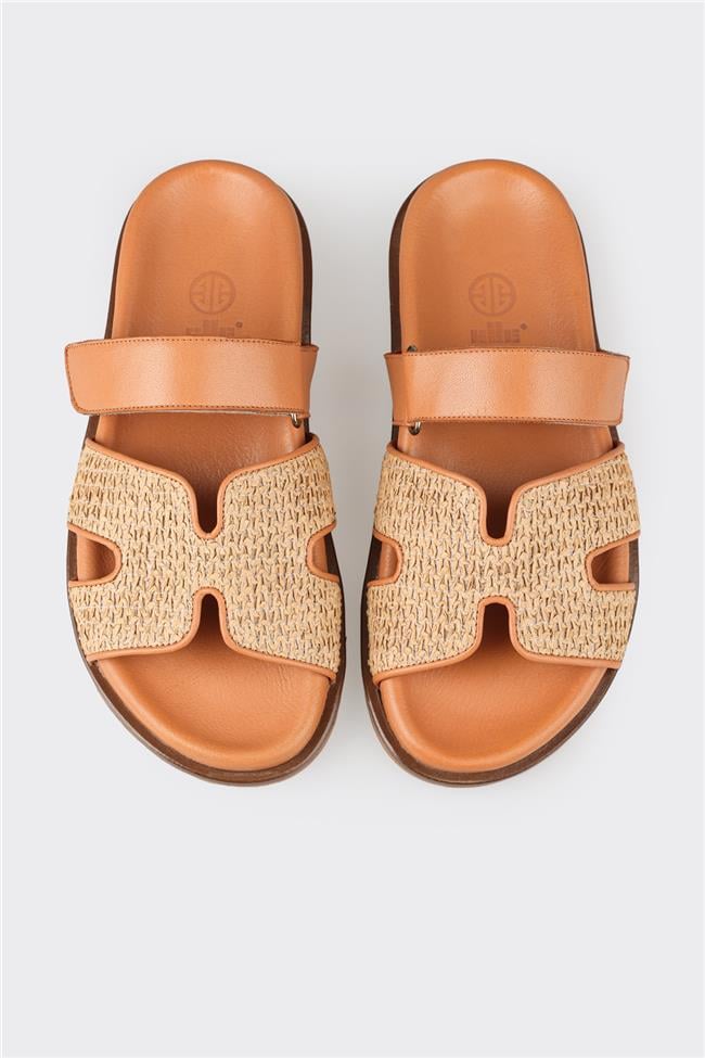 Naturel Kadın Düz Terlik