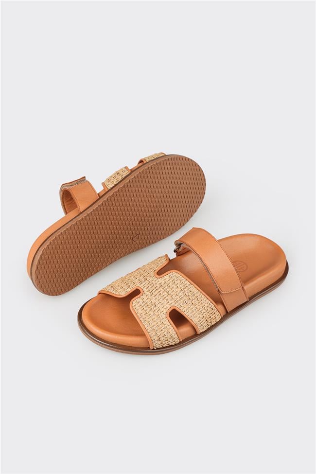 Naturel Kadın Düz Terlik