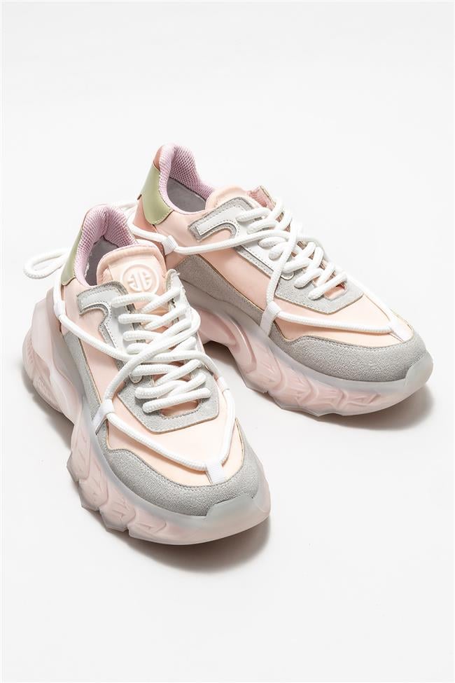 Pudra Kadın Spor Ayakkabı