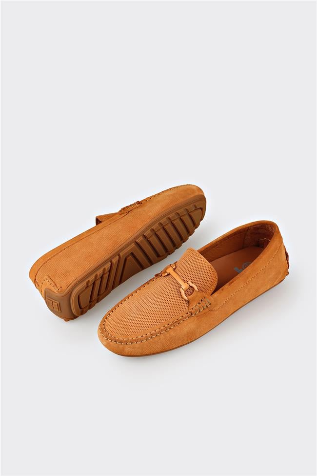 Sarı Deri Erkek Günlük Ayakkabı