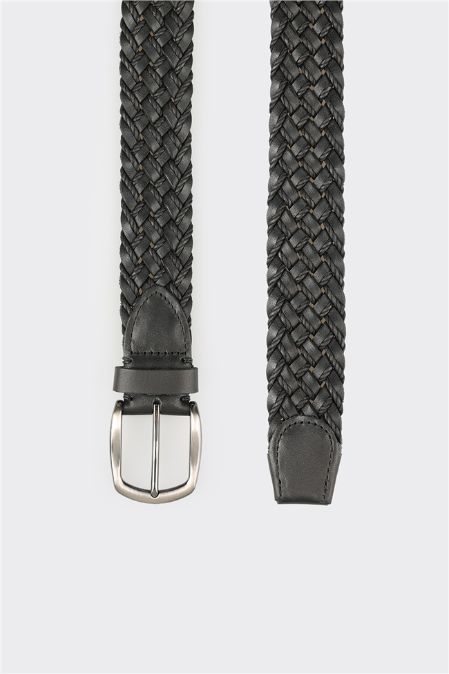 Siyah Deri Erkek Kemer