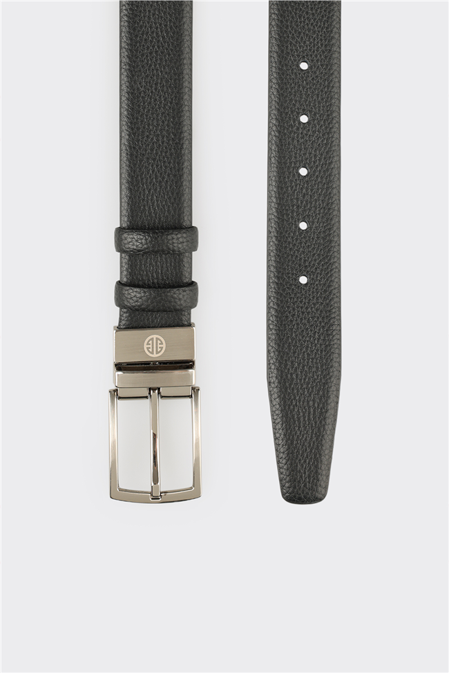 Siyah Deri Erkek Kemer