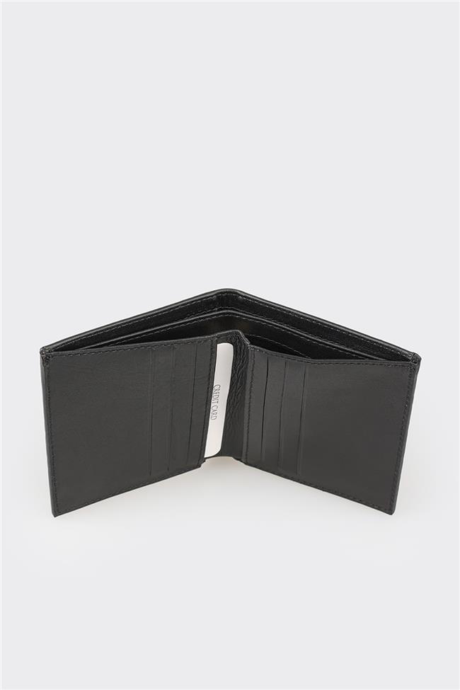 Siyah Deri Erkek Cüzdan