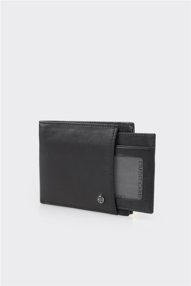 Siyah Deri Erkek Cüzdan