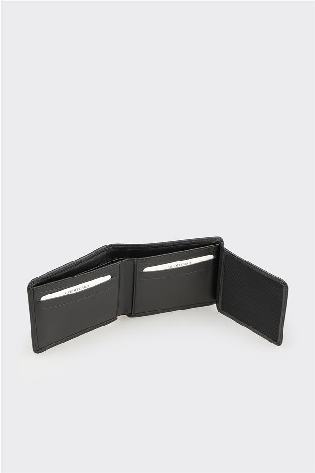 Siyah Deri Erkek Cüzdan