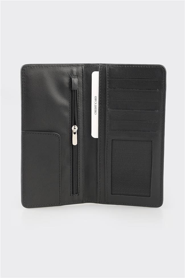 Siyah Deri Erkek Cüzdan