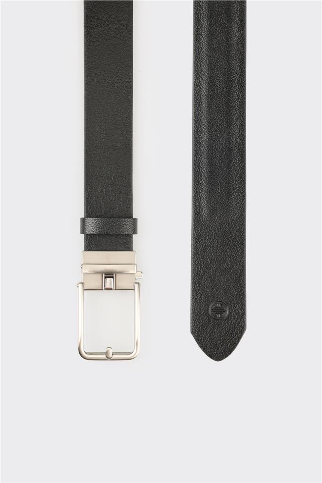 Siyah Deri Erkek Kemer