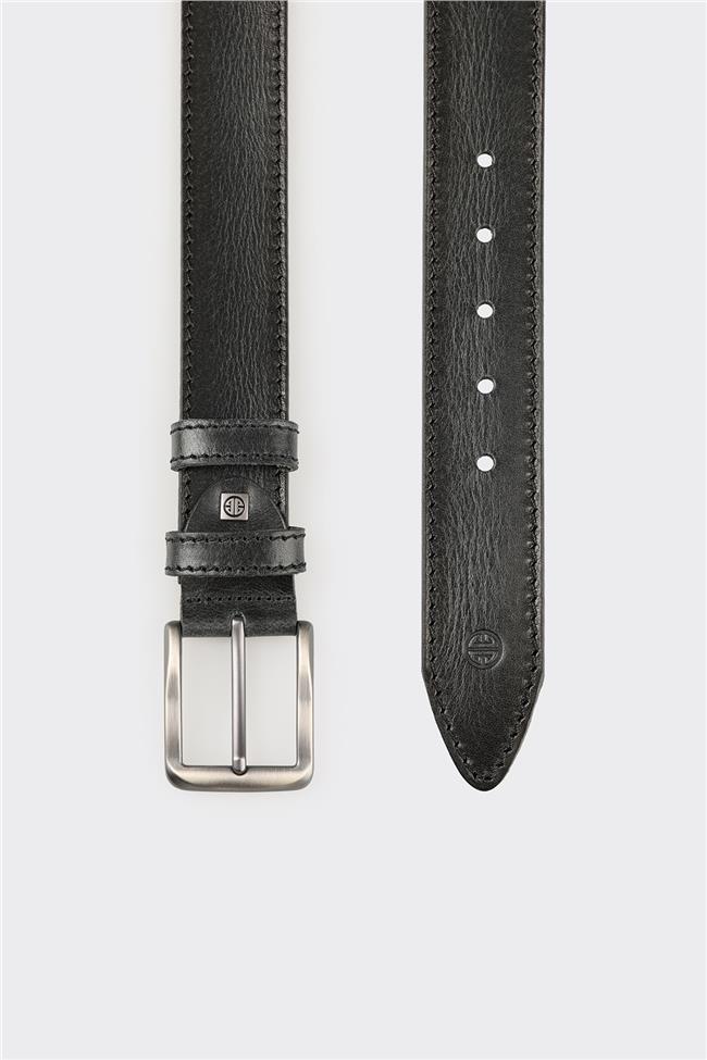 Siyah Deri Erkek Kemer