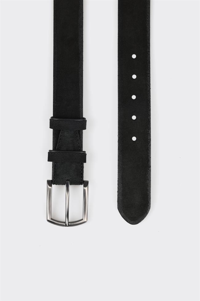 Siyah Deri Erkek Kemer