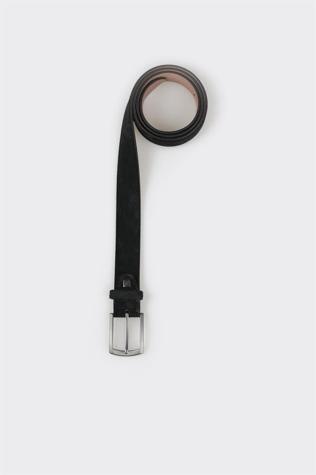 Siyah Deri Erkek Kemer