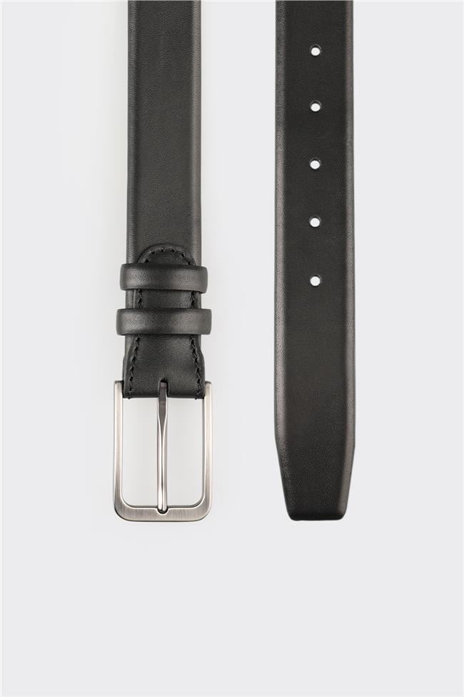 Siyah Deri Erkek Kemer