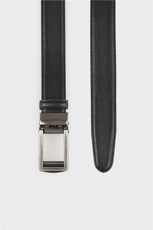 Siyah Deri Erkek Kemer