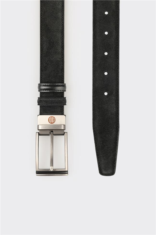 Siyah Deri Erkek Kemer