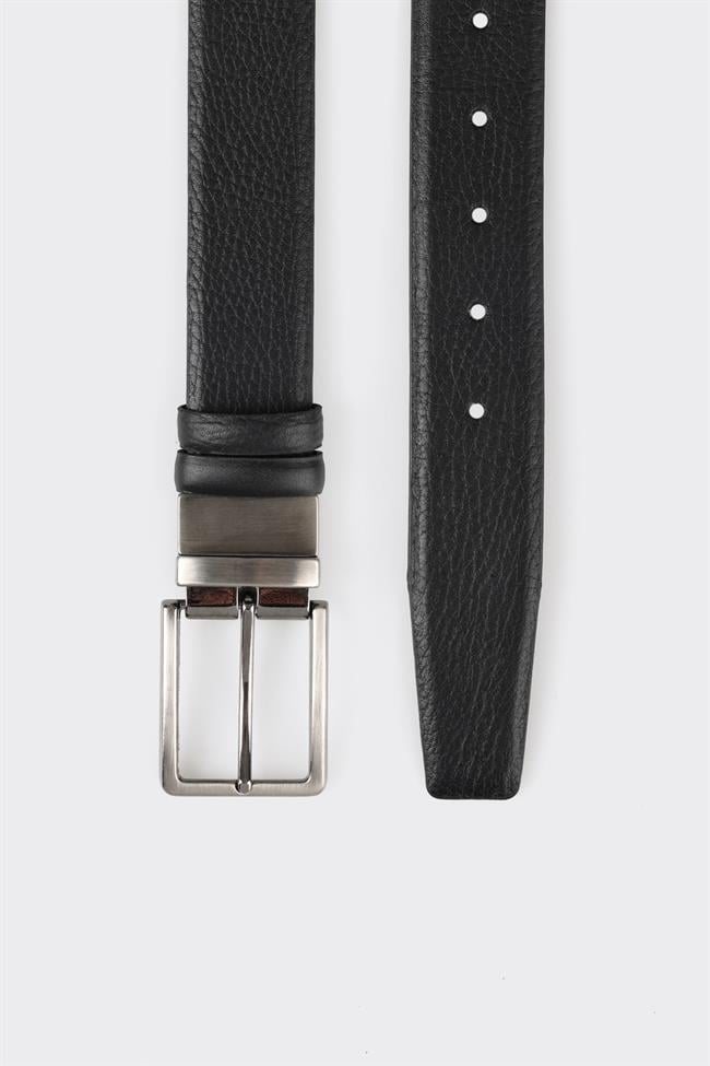 Siyah Deri Erkek Kemer