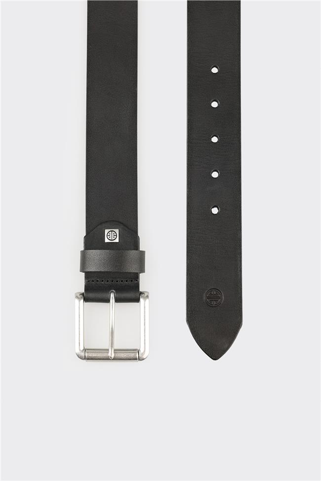 Siyah Deri Erkek Kemer