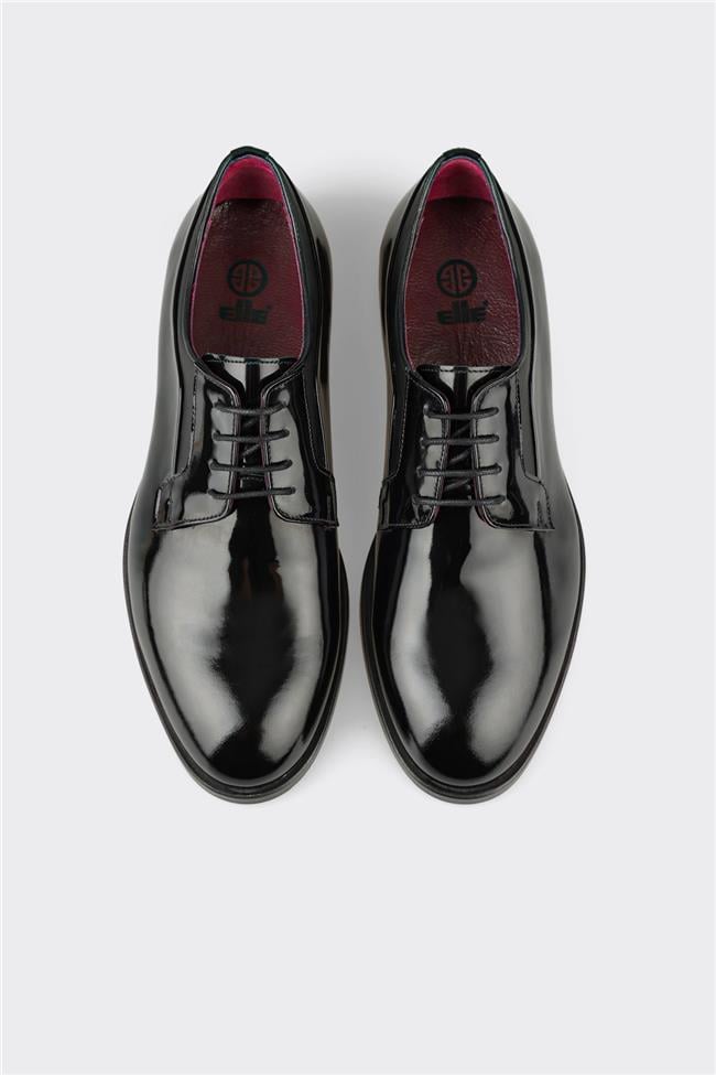 Siyah Deri Erkek Klasik Ayakkabı