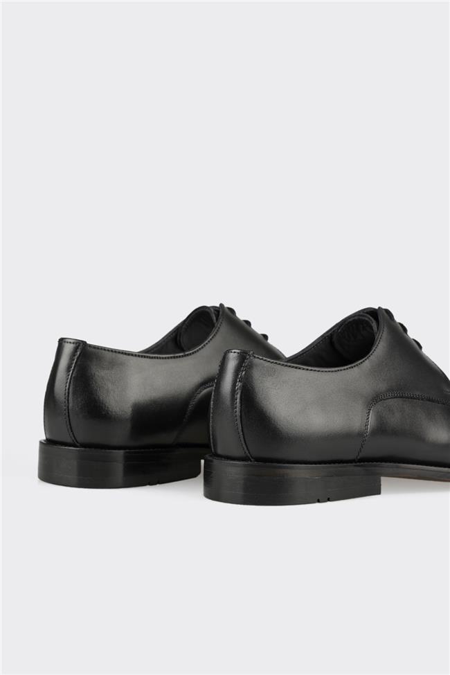 Siyah Deri Erkek Klasik Ayakkabı