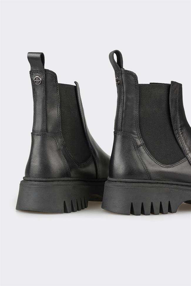 Siyah Deri Kadın Günlük Bot