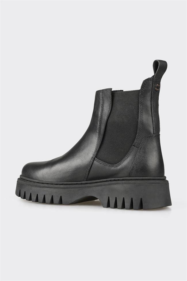 Siyah Deri Kadın Günlük Bot