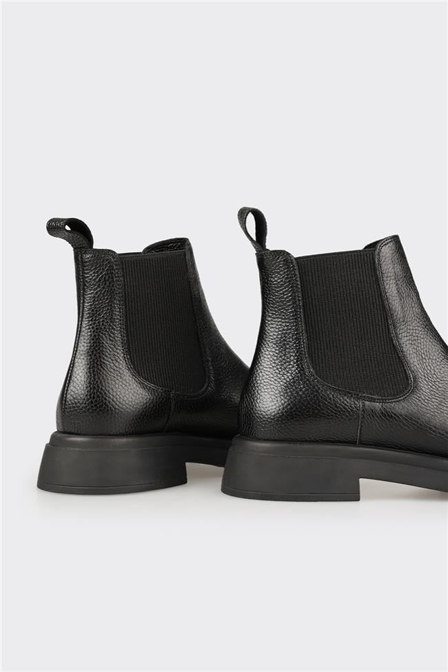 Siyah Deri Kadın Günlük Bot