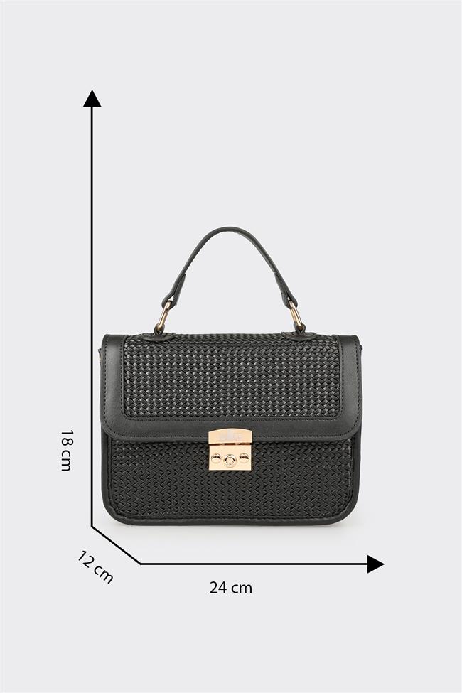 Siyah Kadın Küçük El Çantası