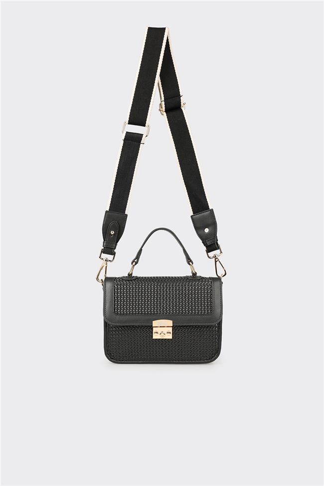 Siyah Kadın Küçük El Çantası