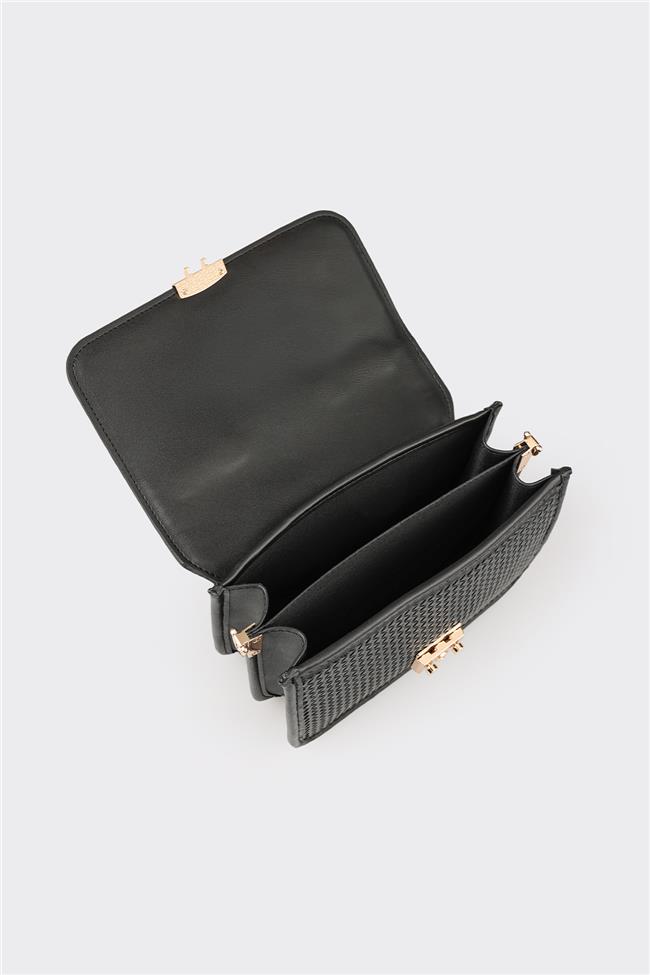 Siyah Kadın Küçük El Çantası