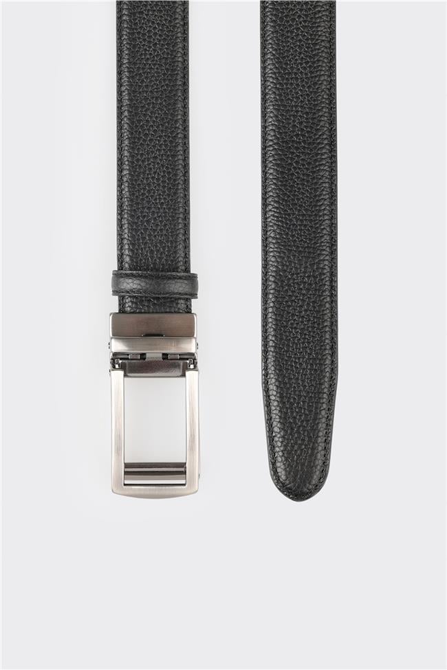 Siyah Deri Erkek Kemer