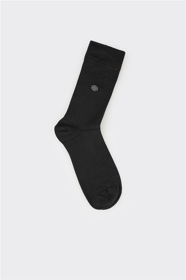 Siyah Erkek Bambu Çorap