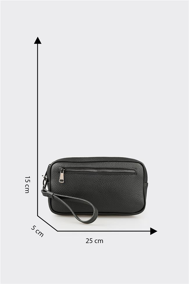 Siyah Erkek Küçük El Çantası