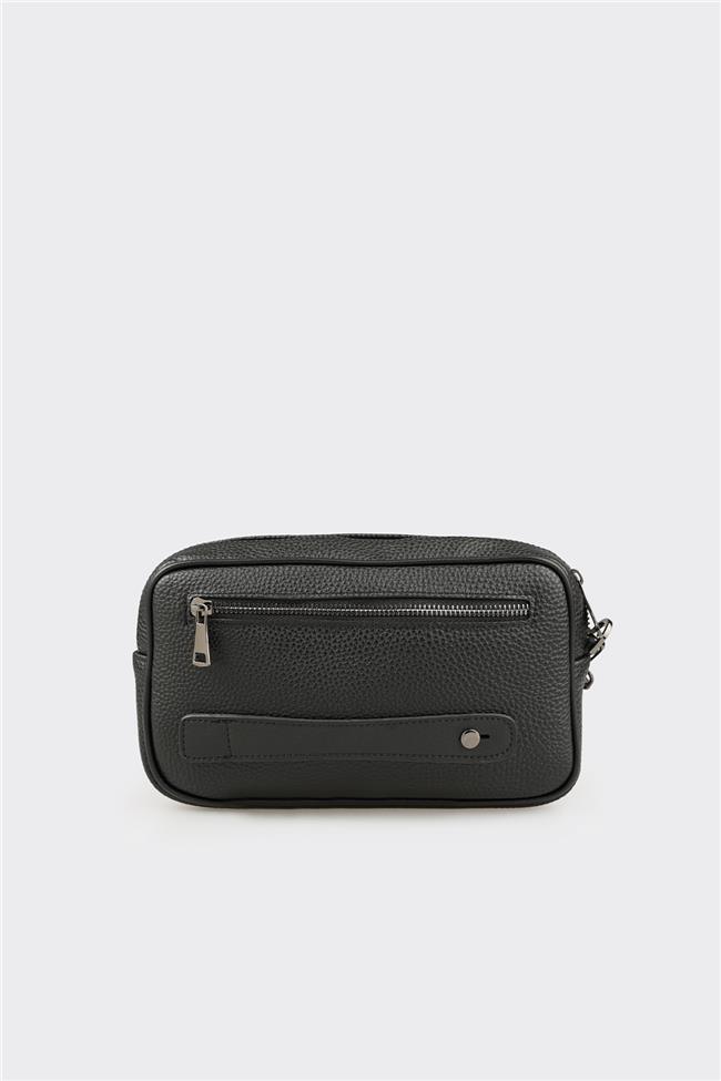 Siyah Erkek Küçük El Çantası