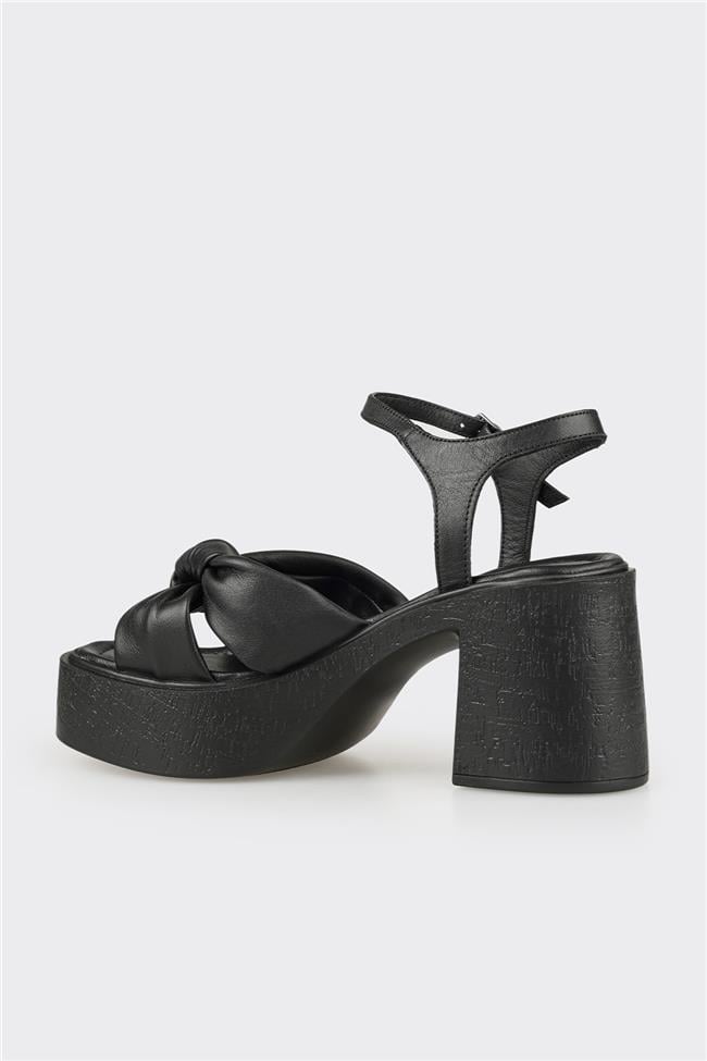 Siyah GALAGE KADIN SANDALET