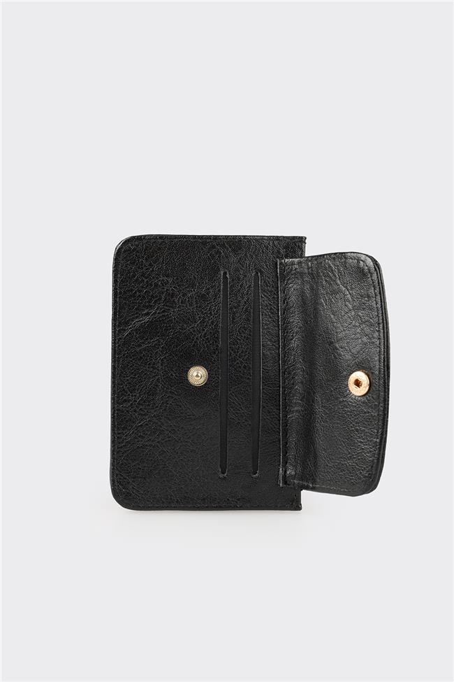Siyah Kadın Cüzdan